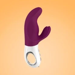 Fun Factory Vibromasseur Rabbit Miss Bi - Violet 5 Fun Factory Vibromasseur Rabbit Miss Bi - Violet -Maison Close Magasin miss bi rabbit vibrator grape product 3 1800x1800