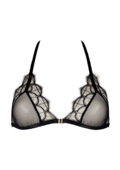 Soutien-gorge Triangle En Tulle Et Dentelle Fine - Mystic Shadow