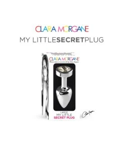 Alternative view of Plug Anal En Aluminium Avec Cristal Blanc - Taille L