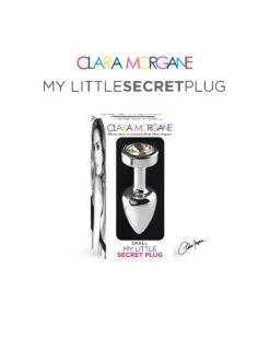 Alternative view of Plug Anal En Aluminium Avec Cristal Blanc - Taille S
