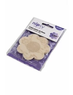 Cache-tétons En Forme De Fleurs Beiges - 5 Paires