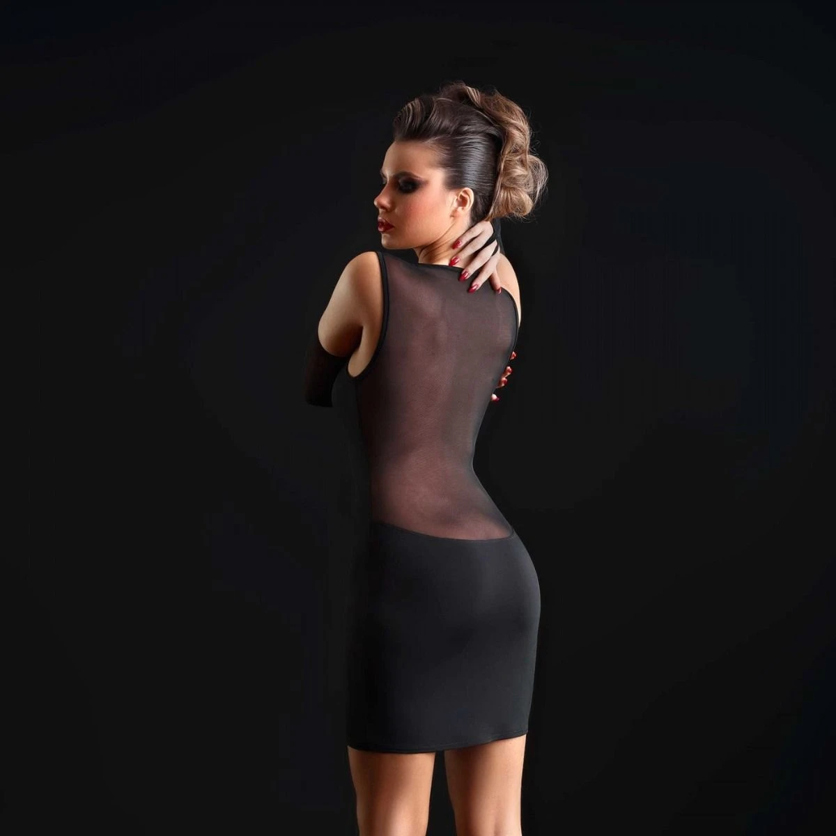 Robe En Lycra Avec Dos En Transparence - Ophelia 2 Robe En Lycra Avec Dos En Transparence - Ophelia – Image 2