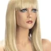 Perruque Blonde Mi-longue Et Frange - Emma