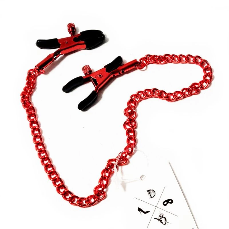 Pinces Tétons Réglables Avec Vis Rouges 2 Pinces Tétons Réglables Avec Vis Rouges – Image 2