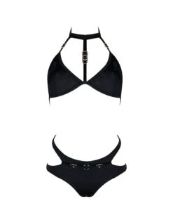 Playsuit Maillot Avec Bijoux Plaqués Or - Pebble 7 Playsuit Maillot Avec Bijoux Plaqués Or - Pebble -Maison Close Magasin playsuit swimwear pebble 3