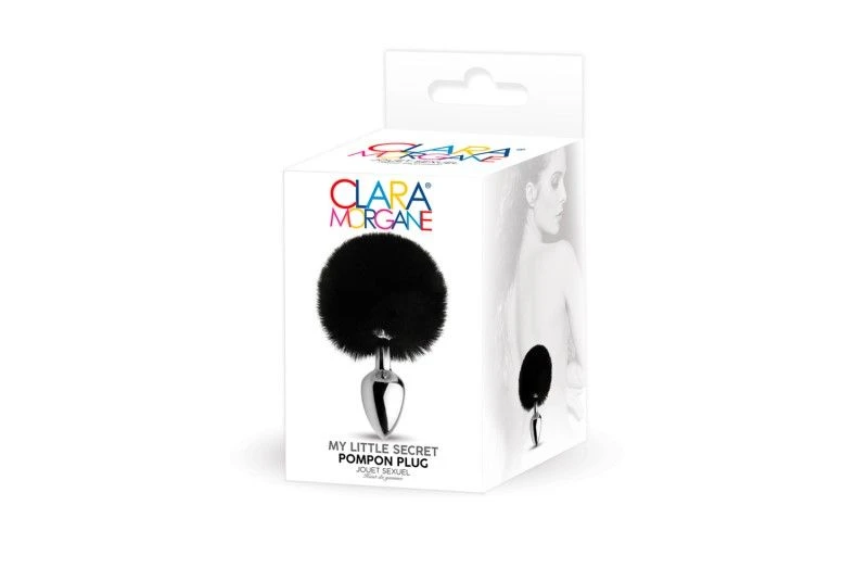 Plug Anal Avec Pompom En Fourrure Synthétique Noire 2 Plug Anal Avec Pompom En Fourrure Synthétique Noire – Image 2
