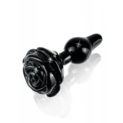 Alternative view of Plug En Verre Rose Noire - Icicles N°77