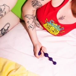 Chaîne Anale En Silicone Souple - Romp Amp -Maison Close Magasin romp chaine anale amp 5