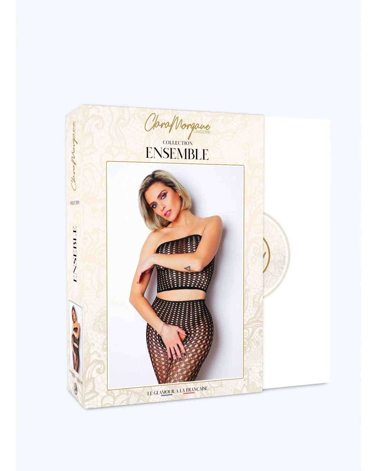 Bodystocking En Résille Avec Legging Et Top 1 Bodystocking En Résille Avec Legging Et Top