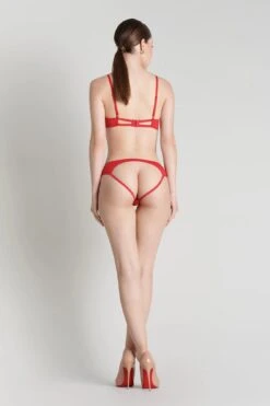 Maison Close Soutien-gorge Seins Nus - Le Petit Secret - Rouge