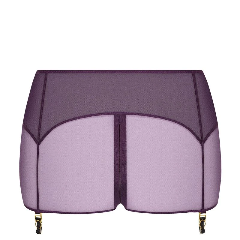 Maison Close Shorty Zippé Porte-jarretelles - L'Amoureuse - Orchidée Violette 2 Maison Close Shorty Zippé Porte-jarretelles - L'Amoureuse - Orchidée Violette – Image 2