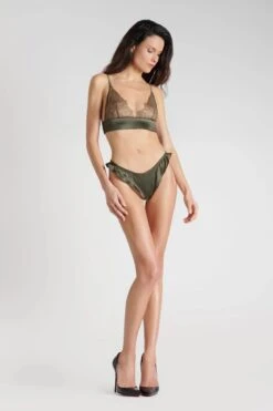 Maison Close Soutien-gorge Triangle Bustier - Rendez-vous Kaki 10 Maison Close Soutien-gorge Triangle Bustier - Rendez-vous Kaki -Maison Close Magasin soutien gorge bustier rendez vous kaki 2