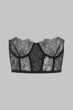 Maison Close Soutien-gorge Bustier - Rendez-vous Noir 11 Maison Close Soutien-gorge Bustier - Rendez-vous Noir -Maison Close Magasin soutien gorge corset rendez vous noir 4 1