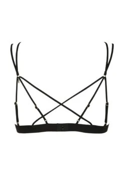 Soutien-gorge Triangle En Tulle Brodé - Après Minuit -Maison Close Magasin soutien gorge triangle apres minuit 2 1