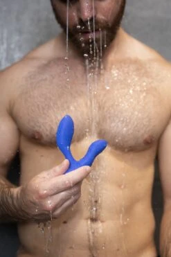 We-Vibe Stimulateur Prostatique Vibrant Et Télécommandé Vector + - Bleu