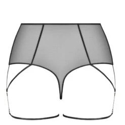 Maison Close String Taille Haute - L'Amoureuse - Dahlia Noir -Maison Close Magasin string haut l amoureuse dahlia 4