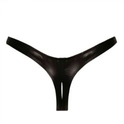 String Ouvert En Wetlook - Annabelle -Maison Close Magasin string laque annabelle 1