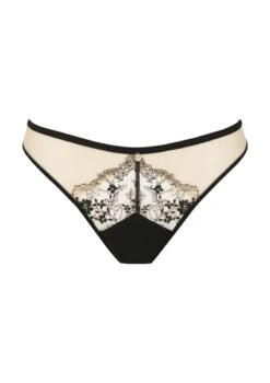 Tanga Dos Ouvert En Tulle Brodé - Après Minuit