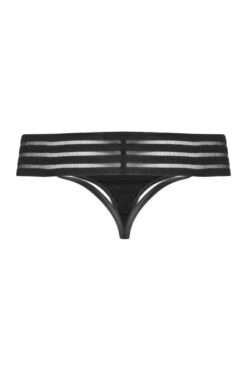 Noir Handmade String En Wetlook Avec Ceinture élastique