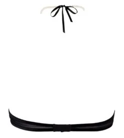 Top En Tulle Et Dentelle De Calais Avec Collier De Perles - Kyoto -Maison Close Magasin top kyoto collier perles 2