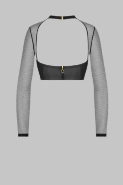 Maison Close Top Manches Longues - Chambre Noire Or 9 Maison Close Top Manches Longues - Chambre Noire Or -Maison Close Magasin top manches longues chambre noire or 5