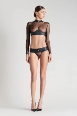 Maison Close Top Manches Longues - Chambre Noire Or