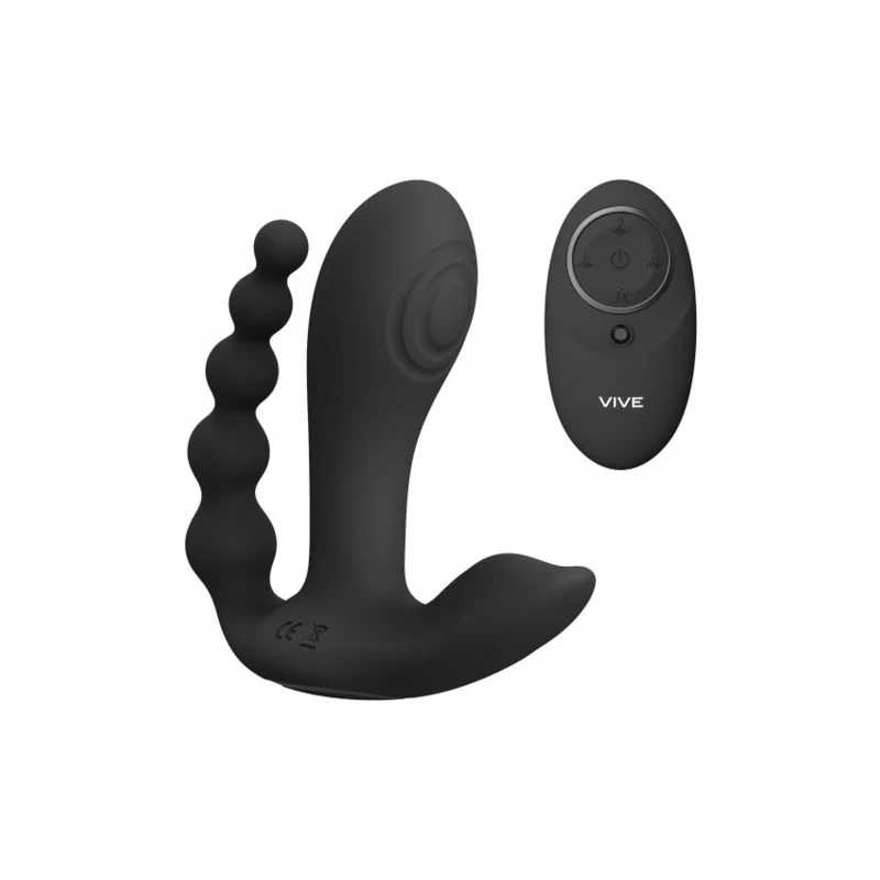 Vive Plug Anal Et Point G Vibrant Et Télécommandé Kata - Noir 1 Vive Plug Anal Et Point G Vibrant Et Télécommandé Kata - Noir
