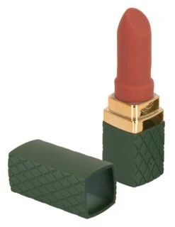 Mini Vibro Rouge-à-lèvres - Emerald Love -Maison Close Magasin vibro lipstick emerald gold 2