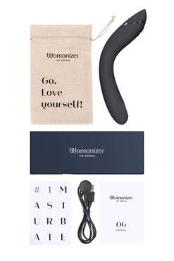 Womanizer Spécial Point G - OG - Gris Foncé 6 Womanizer Spécial Point G - OG - Gris Foncé -Maison Close Magasin vibromasseur womanizer og dark grey 3