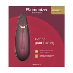 Womanizer Premium 2 - Bordeaux -Maison Close Magasin womanizer premium 2 bordeaux
