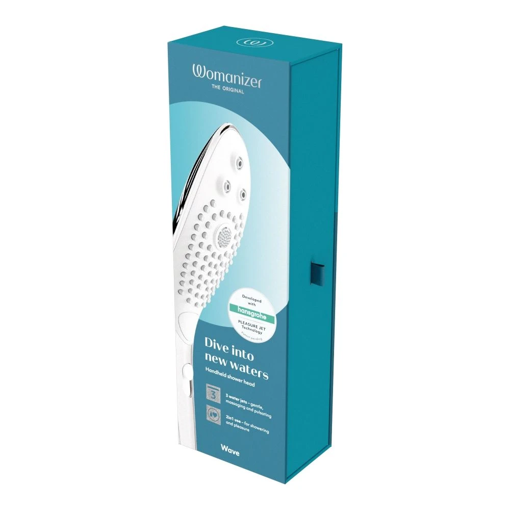 Womanizer Wave Stimulateur Douche - Chrome 2 Womanizer Wave Stimulateur Douche - Chrome – Image 2