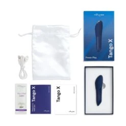 We-Vibe Galet Vibrant Tango X - Bleu Nuit -Maison Close Magasin wvi tangox blue pdp 06